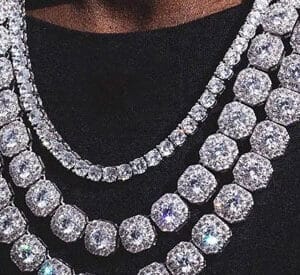 1pc Iced-out Hip-Hop Necklace
