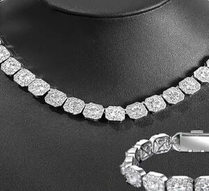2pcs Cuban Chains for Men Miami-Cuban