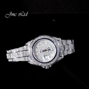 [Fully Diamond-Studded] West Coast Quartz Watch - Fully Diamond-Studded Rhinestone Accessory - Luxury Hip-Hop Style Watch for Men, Perfect for Christmas or Wedding Gifts